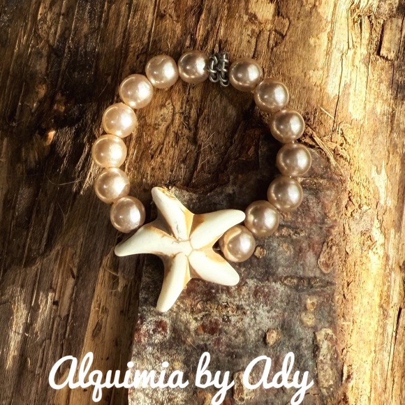 Pearl charm beaded ring - Picture 2 of 2